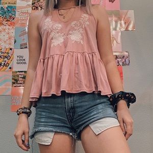 Embroidered Tank top